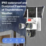 6MP 4G Solar PTZ Security Camera 360° Triple Lens Outdoor - Image 5