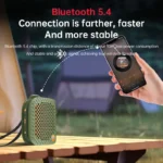 Monster M3 Magnetic Clip-On Mini Bluetooth Speaker | Wearable Portable Outdoor Speaker with Deep Bass & Mic - Image 6