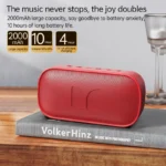 Monster D133 Portable Bluetooth Speaker, Hi-Fi Stereo Surround Wireless Speaker with Built-in Microphone and Audio Player - Image 3