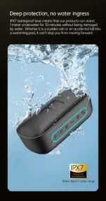 Monster D133 Portable Bluetooth Speaker, Hi-Fi Stereo Surround Wireless Speaker with Built-in Microphone and Audio Player - Image 16