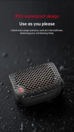 Monster M3 Magnetic Clip-On Mini Bluetooth Speaker | Wearable Portable Outdoor Speaker with Deep Bass & Mic - Image 13