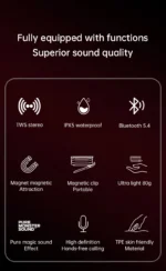 Monster M3 Magnetic Clip-On Mini Bluetooth Speaker | Wearable Portable Outdoor Speaker with Deep Bass & Mic - Image 10