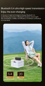 Monster D133 Portable Bluetooth Speaker, Hi-Fi Stereo Surround Wireless Speaker with Built-in Microphone and Audio Player - Image 12