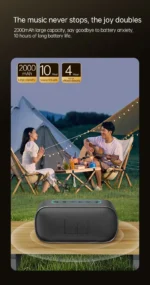 Monster D133 Portable Bluetooth Speaker, Hi-Fi Stereo Surround Wireless Speaker with Built-in Microphone and Audio Player - Image 17