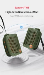 Monster M3 Magnetic Clip-On Mini Bluetooth Speaker | Wearable Portable Outdoor Speaker with Deep Bass & Mic - Image 11