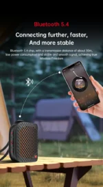Monster M3 Magnetic Clip-On Mini Bluetooth Speaker | Wearable Portable Outdoor Speaker with Deep Bass & Mic - Image 12